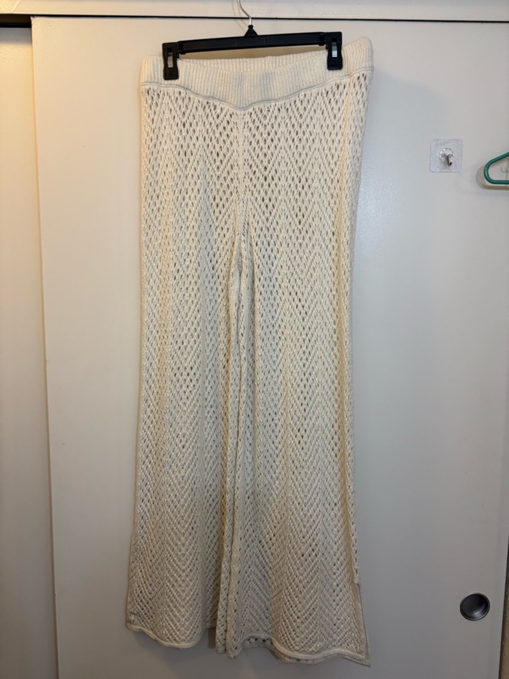 Wild Fable Cream Crochet Knit Pants